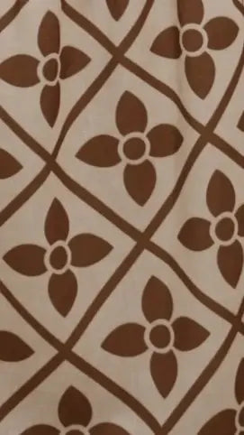 Avalon Maxi Dress - Brown Geo