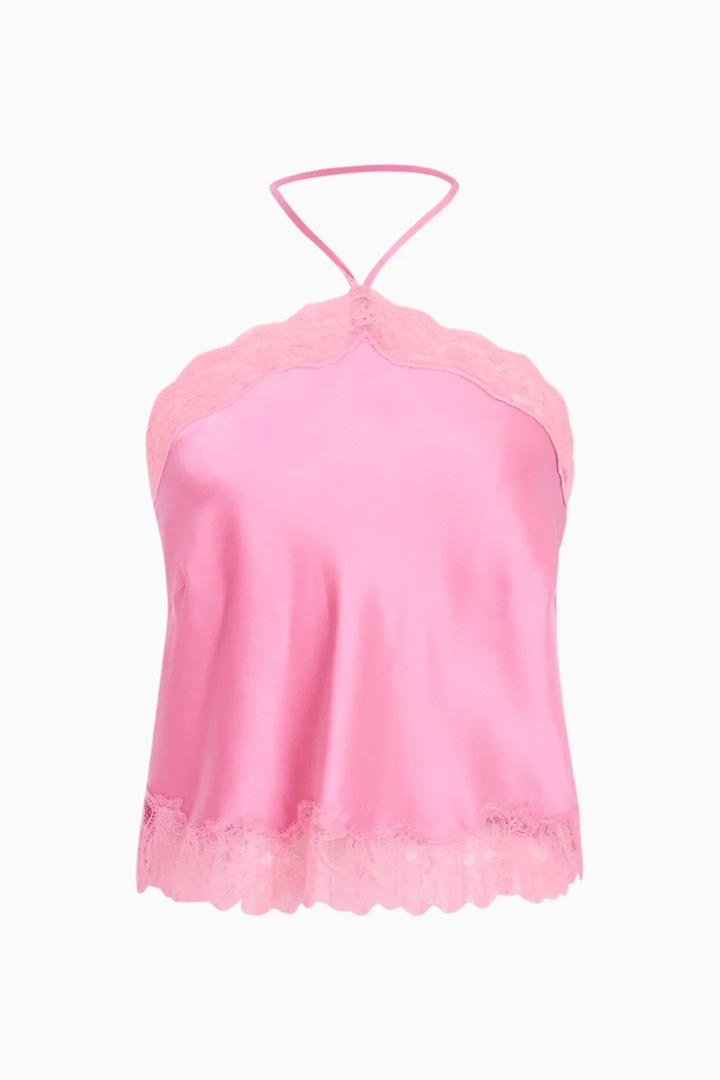 Rivier Silk-Blend Halter Top