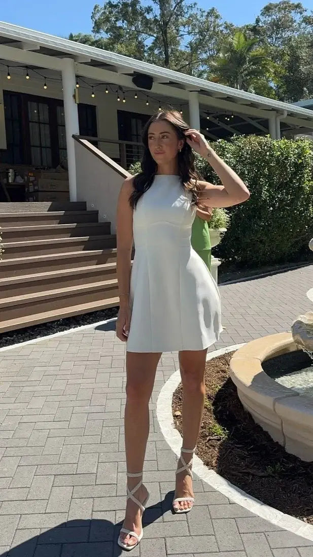 Rafiki Mini Dress - White