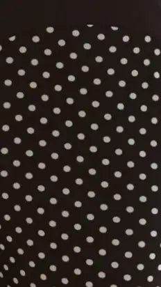 Bonnie Maxi Dress - Black/White Polka