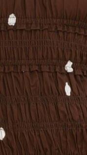 Vida Mini Dress - Brown/White Spot