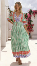 Tessa Maxi Dress - Ziggy Print