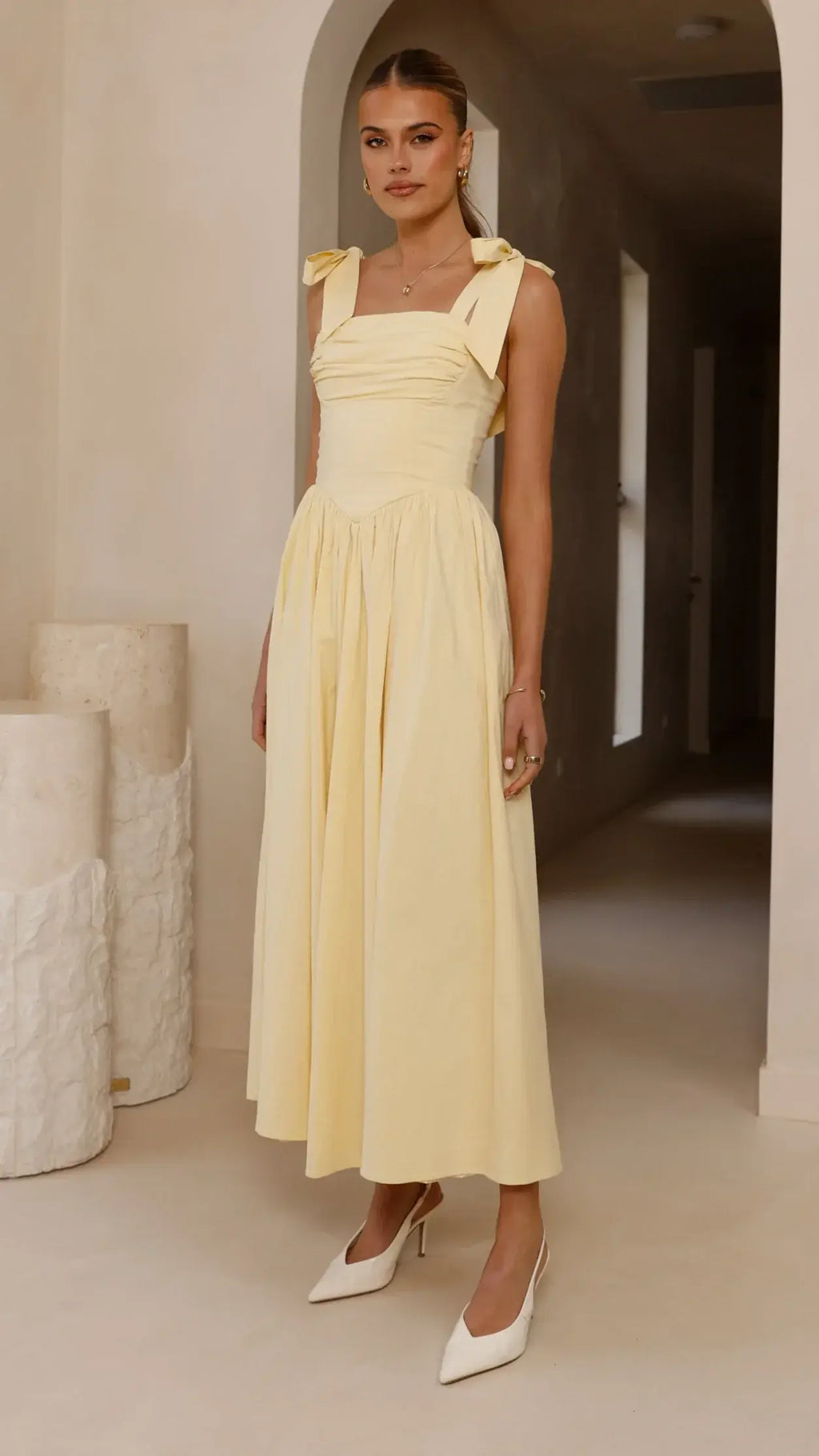 Haisley Maxi Dress - Yellow