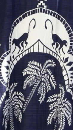 Jaylene Maxi Dress - Navy Bahamas