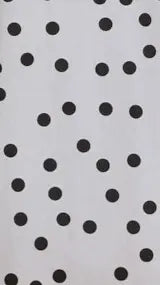 Dimmi Maxi Dress - White/Black Polka